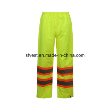 Pantalones impermeables impermeables de trabajo del producto de la seguridad de Hi-Vis